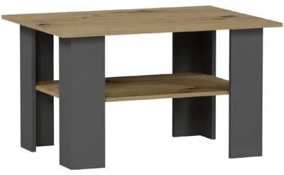 Obrázok produktu pre Konferenčný stolík, lavica, stôl 80 x 60 cm FRAMIRE A-1 artisan mix antracit