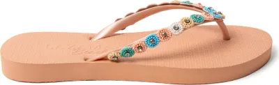 Produktbild von Lazamani Mallorca Beach Damen Flip Flops Peach Größe 39/40