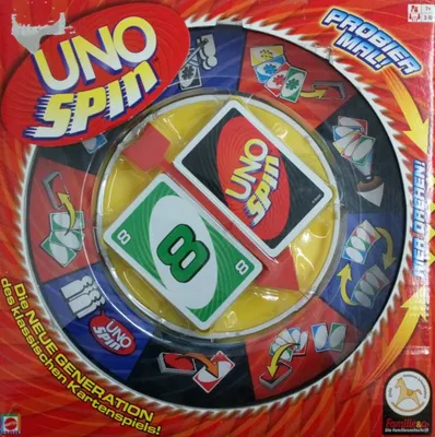 Produktbild von Mattel K2781-0 - UNO Spin, Kartenspiel