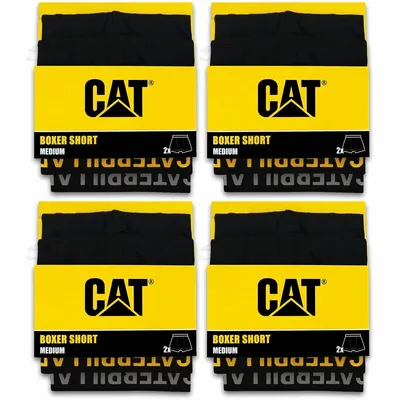 Produktbild von Caterpillar  Herren Boxershorts Größe:M Farbe:schwarz/gelb