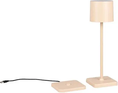 Immagine prodotto di Lampada da tavolo a LED, color sabbia, touch, dimmerabile, IP54, H 38 cm