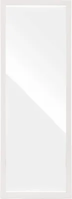 Produktbild von Türspiegel Weiß Ganzkörperspiegel Dekospiegel Flurspiegel matt 34x90 cm mit abnehmbaren Haken rechteckiger Wandspiegel zur Aufhängun an Tür/Wand