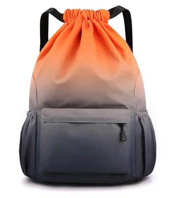 Immagine prodotto di Omgoods - Zaino con coulisse, ideale per viaggi e tempo libero - Impermeabile e leggero