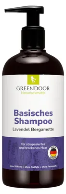 Produktbild von GREENDOOR Basisches Shampoo Lavendel Bergamotte