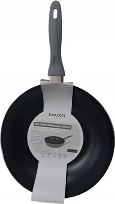 Obrázok produktu pre Nepriľnavý wok, 28 cm, sivý