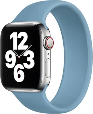 Produktbild von Apple Solo Loop für Watch Series 1-9 / SE - 38/40/41 mm - Größe 7 - Northern Blue