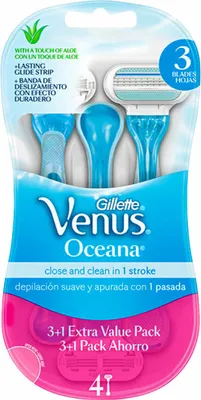 Produktbild von Gillette Venus Oceana Rasiermesser 4 Einheiten