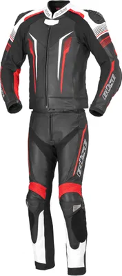 Produktbild von Büse Tormo Damen 2-Teiler Motorrad Lederkombi, schwarz/rot, 34