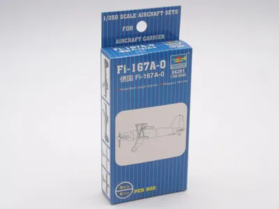 Image de Trumpeter 06281 Fi- l67A-0 Aircraft Sets Avion modèle 1:350 en