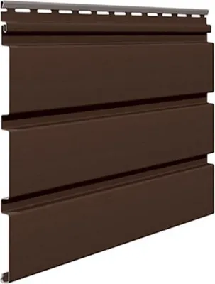 Produktbild von VILO Kunststoffpaneele - Deckenpaneele für Innen und Außen, Dachpaneele - Holzoptik - Braun, Lange 2,7 m, 10 Stück, SV-08