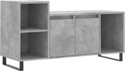 Produktbild von vidaXL TV-Schrank Betongrau 100x35x55 cm Holzwerkstoff