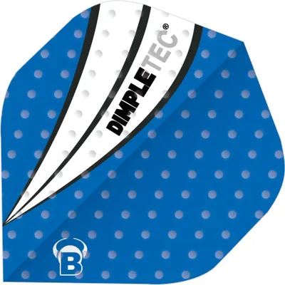 Produktbild von BULL'S Dimpletec Blue Flights - A-Standard -- 1 Satz