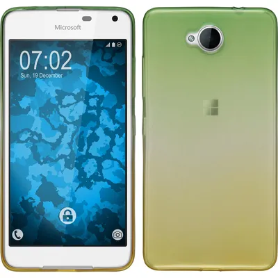 Produktbild von PhoneNatic Case kompatibel mit Microsoft Lumia 650 - Design:03 Silikon Hülle Ombrè Cover