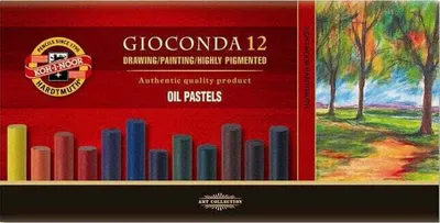 Obrázok produktu pre KOH-I-NOOR Gioconda Set of Oil Pastels Sada olejových pastelov 12 ks