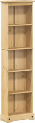 Obrázok produktu pre vidaXL Regál na knihy  46x20x170 cm masívne borovicové drevo