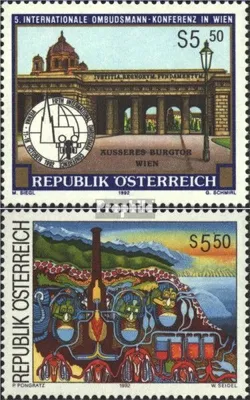 Produktbild von Briefmarken Österreich 1992 Mi 2076,2077 (kompl.Ausgaben) postfrisch Sondermarken