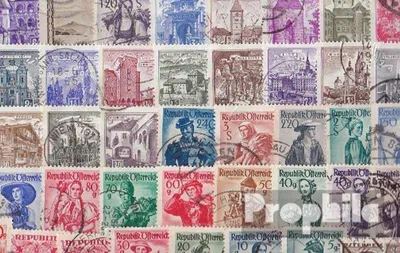Produktbild von Briefmarken Österreich 150 verschiedene Marken
