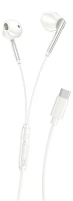 Produktbild von Kabelgebundene Kopfhörer mit USB-C Anschluss in Weiß In-Ear-Kopfhörer 1,2m