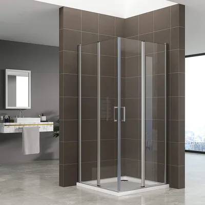 Produktbild von i-flair Falttür Duschkabine 70x85x190 cm aus durchsichtigem 6 mm Sicherheitsglas - DK60