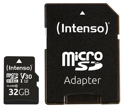 Productafbeelding van Intenso 3433480 Intenso microSDHC 32GB Class 10 UHS-I Professional