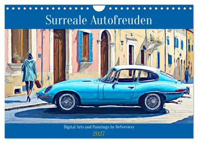 Produktbild von Surreale Autofreuden (Wandkalender 2027 DIN A4 quer), CALVENDO Monatskalender