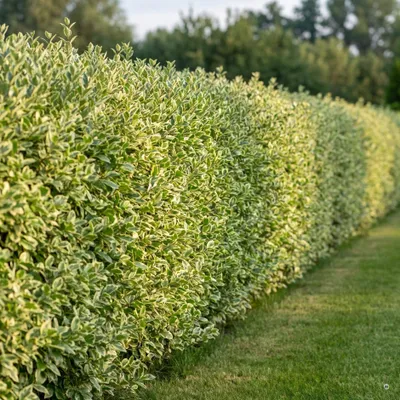 Produktbild von Stauden Gänge 100 x Ligustrum ovalifolium 'Argenteum' - Weißbunter Liguster - weißbunte Heckenpflanze, halbimmergrün - Lieferhöhe ca. 20-30 cm
