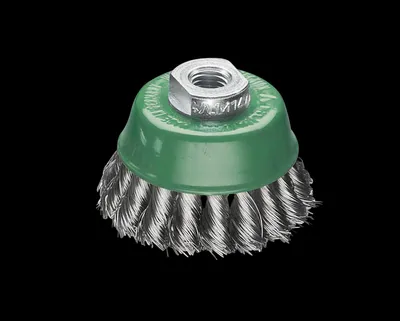 Produktbild von Lessmann Zopf-Topfbürste (Ø 65 mm, 18 Zöpfe, Besatzmaterial Ø 0,35 mm, M14)