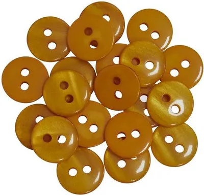 Obrázok produktu pre Plastové gombíky na sieťovinu, Ø 12,5 mm, oranžové, 20 ks