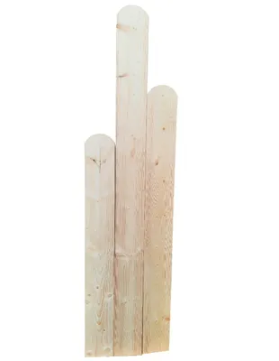 Produktbild von Zaunlatten 130x20mm Fichtenholz Holzzaun Holz Brett Zaunbrett Gartenzaun Länge: 70cm, 10x