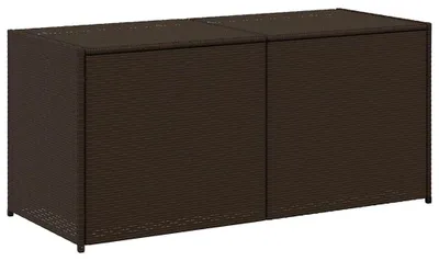 Produktbild von vidaXL Gartentruhe Braun 283L Poly Rattan