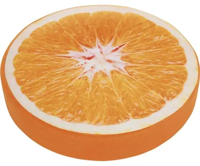 Produktbild von ORESTE rundes Sitzkissen - Durchmesser 38 cm - Orange