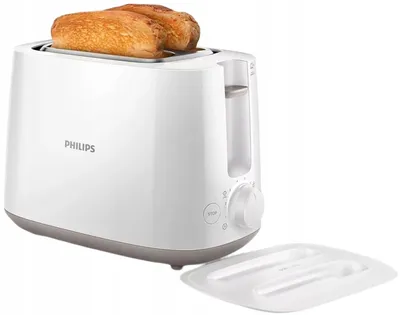 Obrázok produktu pre Philips Daily Collection HD2582/00, 900 W, 8 stupňov opekania, biela farba