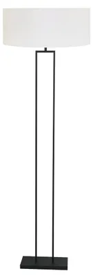 Image de Lampadaire - noir - Stang - lin métal - Ø 50cm - E27 - 3851ZW - Steinhauer