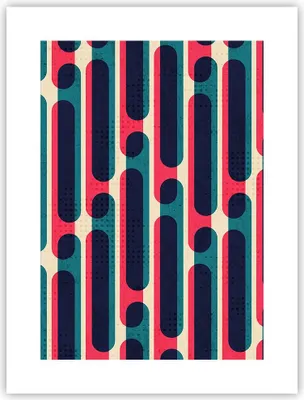 Produktbild von Poster - Poster ohne Rahmen - Abstraktion Muster Modern - 30x40 cm - Wand Bild - Wanddeko - Wandbilder - Kunstposter - Wandposter - Bilder - Kunstdruck - Wanddekoration - Wandbild - P2XPA30x40-4200