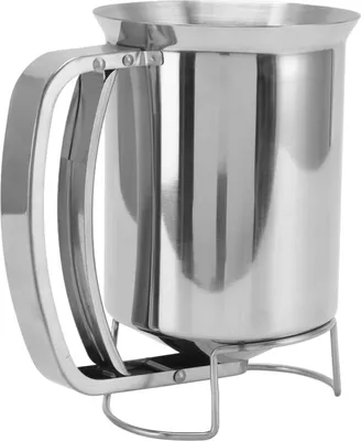 Produktbild von Pfannkuchenspender, Universeller Pfannkuchenteigspender Handheld Edelstahl zum Backen für Kinder für Muffins