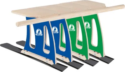 Immagine prodotto di SkiBock XL Kit da 2 slittini da neve - Kit fai da te invernale - Colore: verde