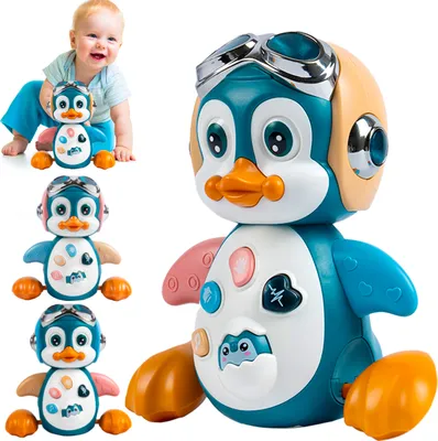 Produktbild von MalPlay Pädagogischer tanzender Pinguin Musik babyspielzeug ab 18 Monaten Musikspielzeug