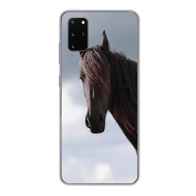 Produktbild von MuchoWow® Handyhülle Schutzhülle Hülle für Samsung Galaxy S20 Plus Pferde - Himmel - Porträt Silikon Softcase Handy Hülle - Hartschale