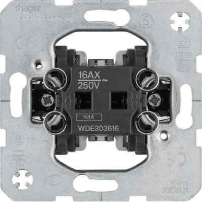 Immagine prodotto di Interruttore a bilanciere Hager WDE303616, incasso 16 A