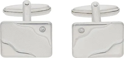 Produktbild von JuwelmaLux Manschettenknöpfe 925 Silber mit Zirkonia JL30-01-3426