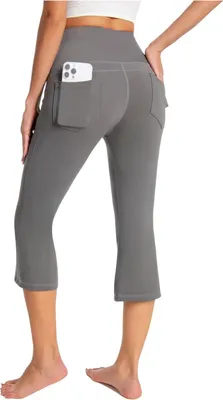 Immagine prodotto di Leggings da donna 3/4 per yoga, sport e allenamento High State Grigio S