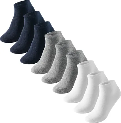 Produktbild von Schiesser Herren 9 Pack Herrensneaker sortiert 1 Pack (Mehrfach) Gr. 403