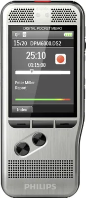 Immagine prodotto di Dettatrice digitale PHILIPS PocketMemo DPM6000 4 GB