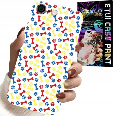 Zdjęcie produktu dla Etui Do Iphone ( 6 Plus ) - Łapki Kości Pies Patrol Bajki + Szkło