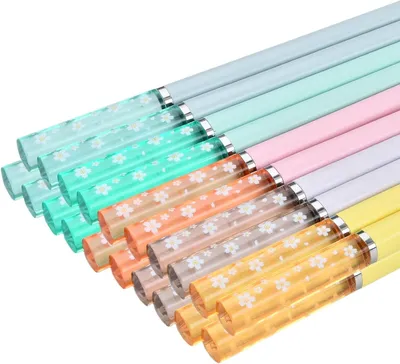 Obrázok produktu pre Jedálenské paličky 10 párov, sklolaminát, protišmykové, vhodné do umývačky, na sushi
