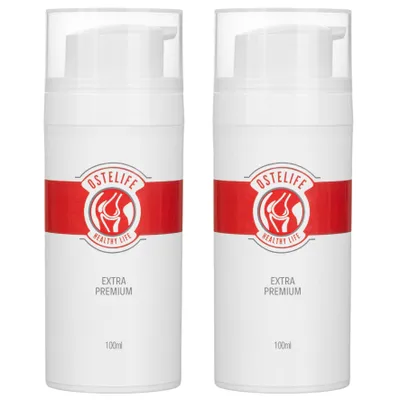 Produktbild von 2x OSTELIFE – Starke Salbe gegen Knochen-, Gelenk- und Muskelschmerzen, 100 ml
