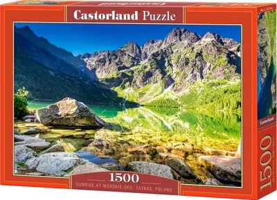 Obrázok produktu pre Puzzle Castorland, 1500 dielov – Východ slnka nad Morskim Okiem