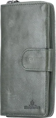 Produktbild von The Skandinavian Brand Damen Lederbörse - Green : Green Farbe vom Hersteller: Green