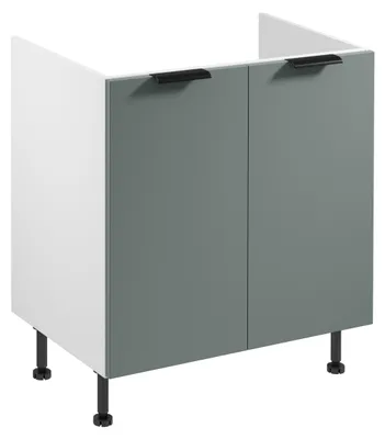 Immagine prodotto di Mobile sottolavabo SALERNO - larghezza 80 cm, bianco/verde
