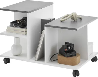 Produktbild von Couchtisch >Inga< in betonoxid Nachbildung - 80x52x50cm (BxHxT)